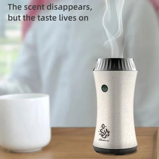 مبخرة أورا الالكترونية - بخور ثابت بدون فحم مع تصميم فاخر